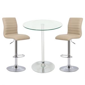 roma_glass_bar_table_ripple_stone_stools