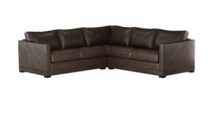 Aissa Small Corner Sofa in Vintage Leather – Peat