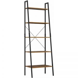 bamny-ladder-bookshelf-shelving-unit-5-tier-bookcase-plant-stand-leaning-shelves-storage-rack-metal-frame-56x385x171cm-L-18551251-32152315_1