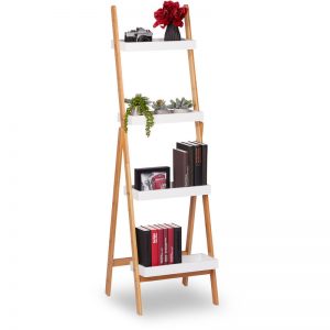 relaxdays-ladder-shelf-foldable-bamboo-shelving-bathroom-storage-shelves-bookcase-hwd-145x45x42-cm-white-natural-L-4389122-16902103_1