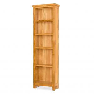 G969-lanner-oak-narrow-bookcase-roseland-furniture-6a