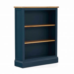 RF5296-Chichester-small-bookcase-Stiffkey-Blue-Roseland-Furniture-1