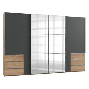 alkesia-4-door-mirror-wide-wardrobe-graphite-planked-oak