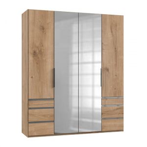 alkesia-mirror-4-doors-wardrobe-planked-oak-6-drawers
