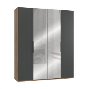 alkesia-mirrored-4-doors-wardrobe-graphite-planked-oak