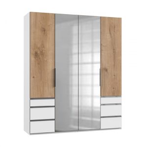 alkesia-mirrored-4-doors-wardrobe-planked-oak-white