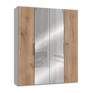 alkesia-mirrored-wardrobe-planked-oak-white-4-doors