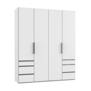 alkesia-wooden-4-doors-wardrobe-white-6-drawers