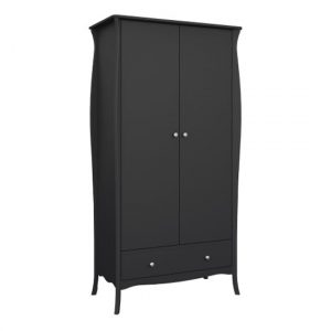 braque-wooden-wardrobe-2-doors-1-drawer-black