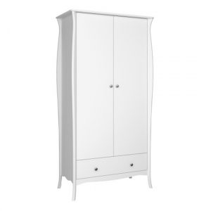 braque-wooden-wardrobe-2-doors-1-drawer-white