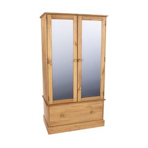 calixto-wooden-wardrobe-2-doors-1-drawer-waxed-pine