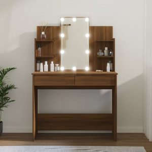 cielle-wooden-dressing-table-brown-oak-led-lights