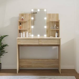 cielle-wooden-dressing-table-sonoma-oak-led-lights