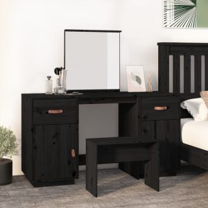 doria-pine-wood-dressing-table-mirror-black