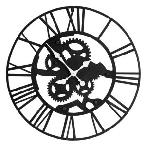 givoa-metal-industrial-style-wall-clock-black