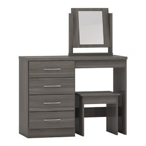 mack-dressing-table-set-4-drawers-black-wood-grain