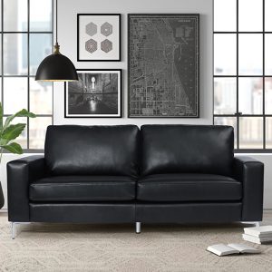 baltic-faux-leather-3-seater-sofa-black-new